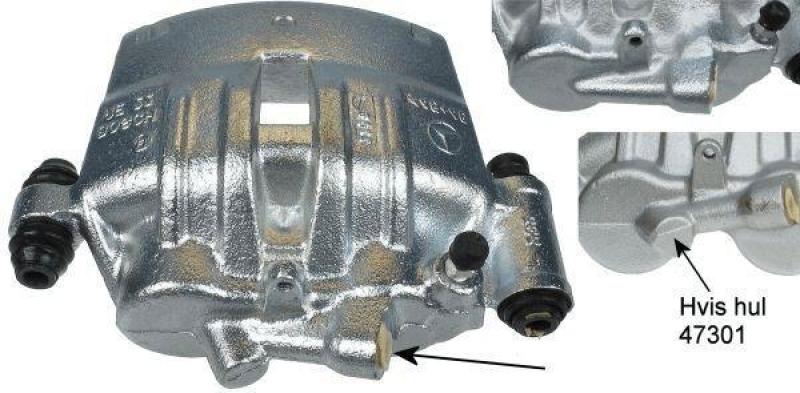 HELLA 8AC 355 386-211 Bremssattel für MB/VW