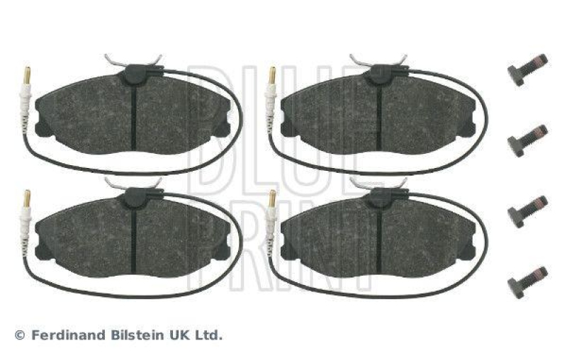 BLUE PRINT ADP154225 Bremsbelagsatz mit Schrauben f&uuml;r Peugeot