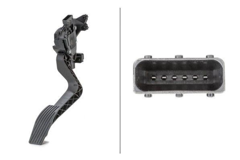 HELLA 6PV 010 175-711 Sensor, Fahrpedalstellung