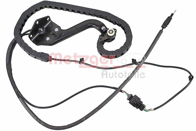 METZGER 2310141 Rollenf&uuml;hrung, Schiebet&uuml;r f&uuml;r MB/VW links UNTEN MIT KABELSATZ