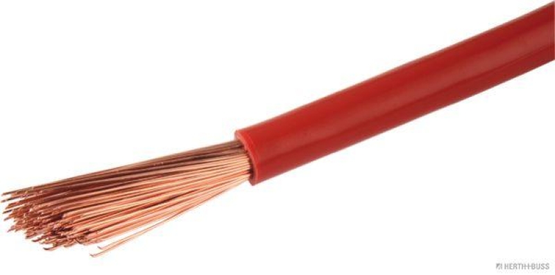 HERTH+BUSS 51275114005 Elektroleitung FLY 25,0 mm&sup2;, rot, PVC