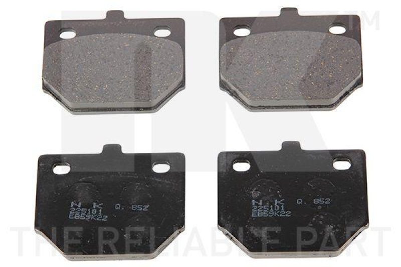 NK 225101 Bremsbelagsatz, Scheibenbremse f&uuml;r DAIHATSU