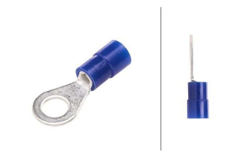 HELLA 8KW 178 042-122 Leitungsverbinder, blau -> 2,5 mm&sup2;, Ringverbinder