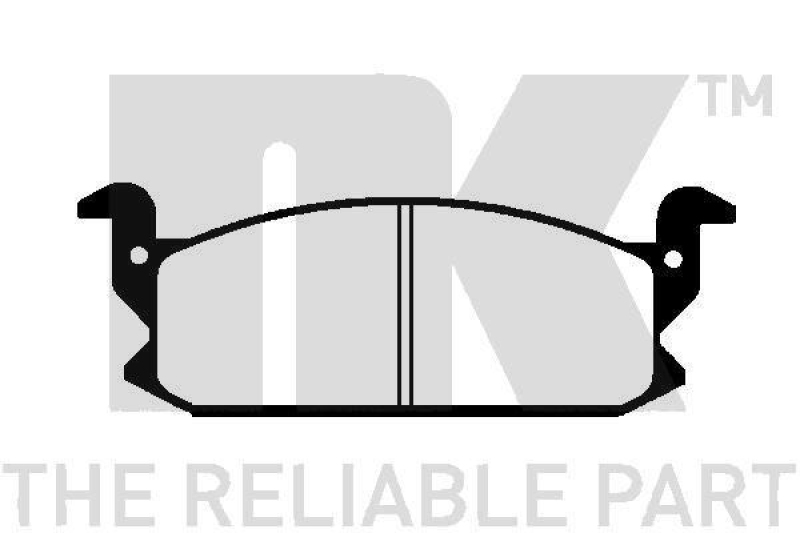 NK 225102 Bremsbelagsatz, Scheibenbremse f&uuml;r DAIHATSU