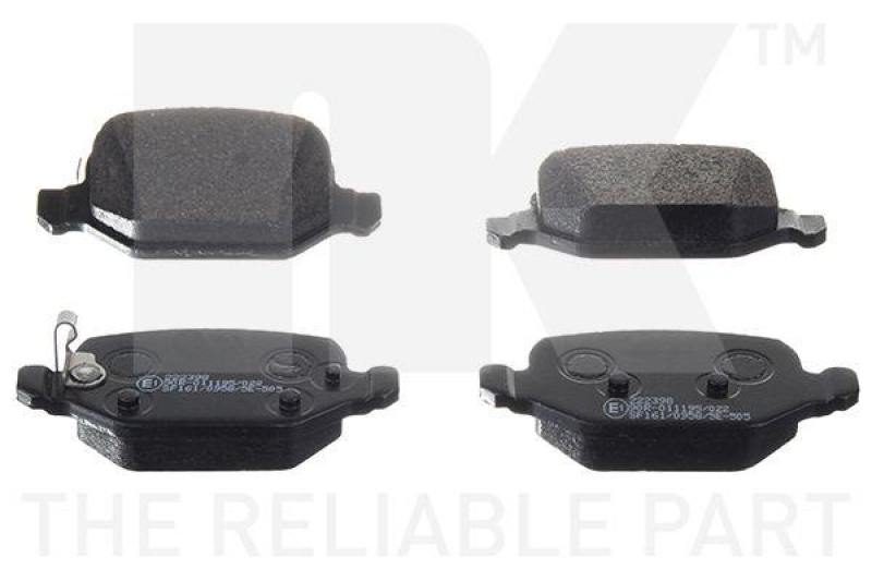 NK 222398 Bremsbelagsatz, Scheibenbremse f&uuml;r FIAT