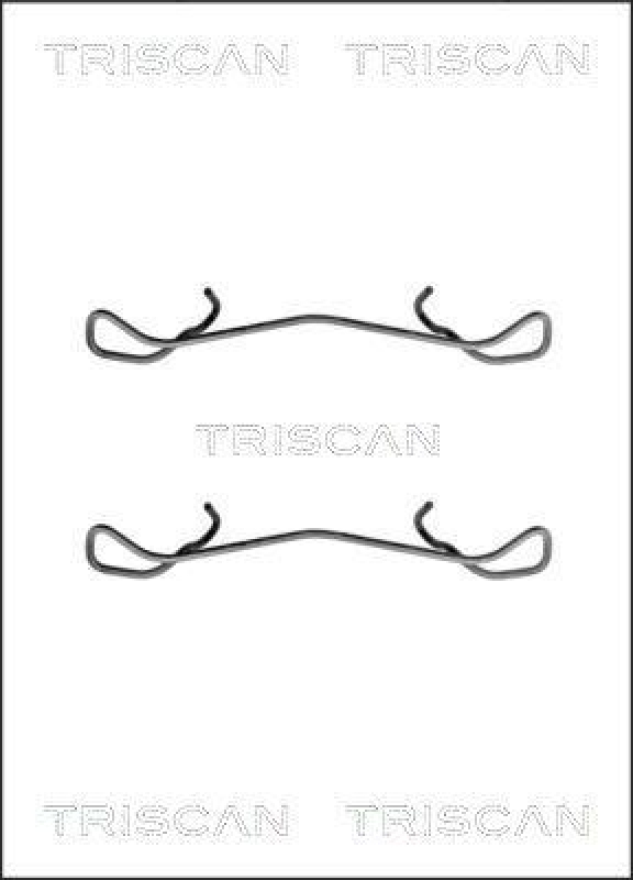 TRISCAN 8105 281592 Montagesatz F. Bremsbacken f&uuml;r Peugeot