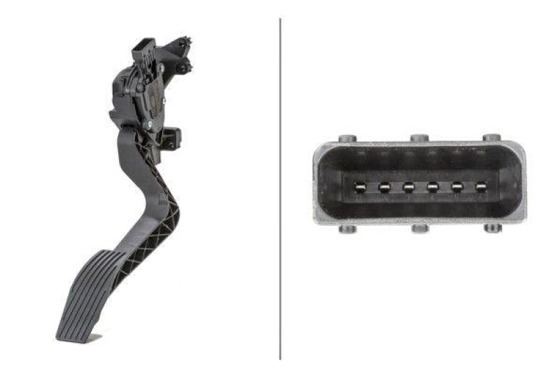 HELLA 6PV 010 175-761 Sensor, Fahrpedalstellung
