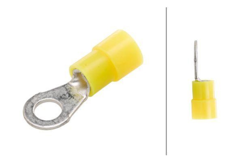 HELLA 8KW 178 042-212 Leitungsverbinder, gelb -> 6 mm&sup2;, Ringverbinder