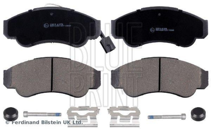 BLUE PRINT ADP154234 Bremsbelagsatz mit Befestigungsmaterial f&uuml;r Fiat PKW