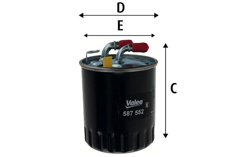 VALEO 587552 Kraftstofffilter, Diesel