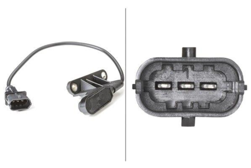 HELLA 6PU 009 121-931 Sensor, Nockenwellenposition f&uuml;r OPEL, Sensor mit Kabel 75