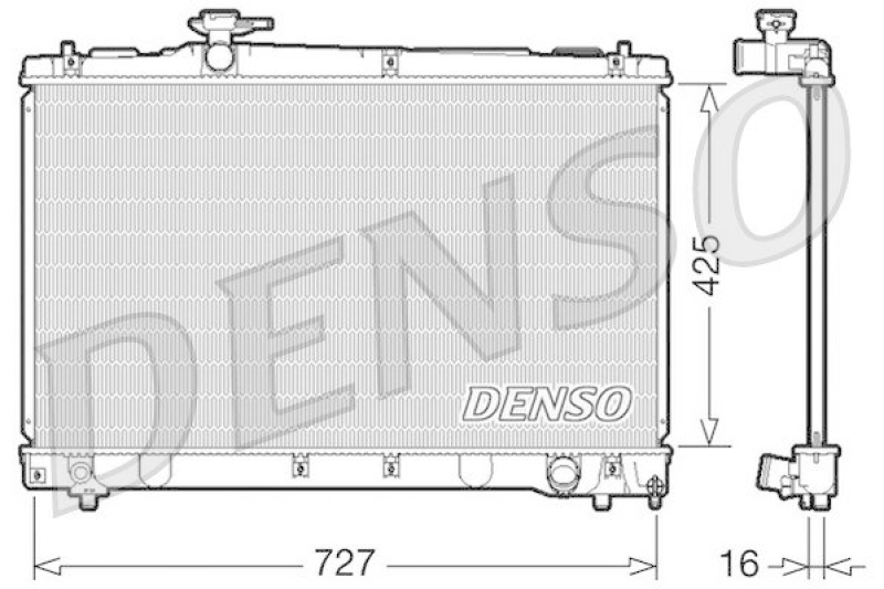 DENSO DRM50034 K&uuml;hler TOYOTA Avensis Verso 2.0 i Aut. 05/01-
