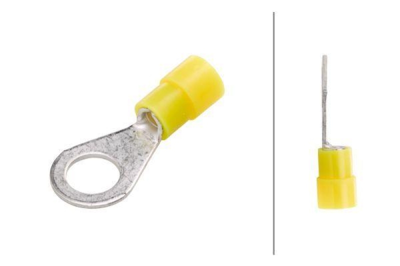 HELLA 8KW 178 042-232 Leitungsverbinder, gelb -> 6 mm&sup2;, Ringverbinder