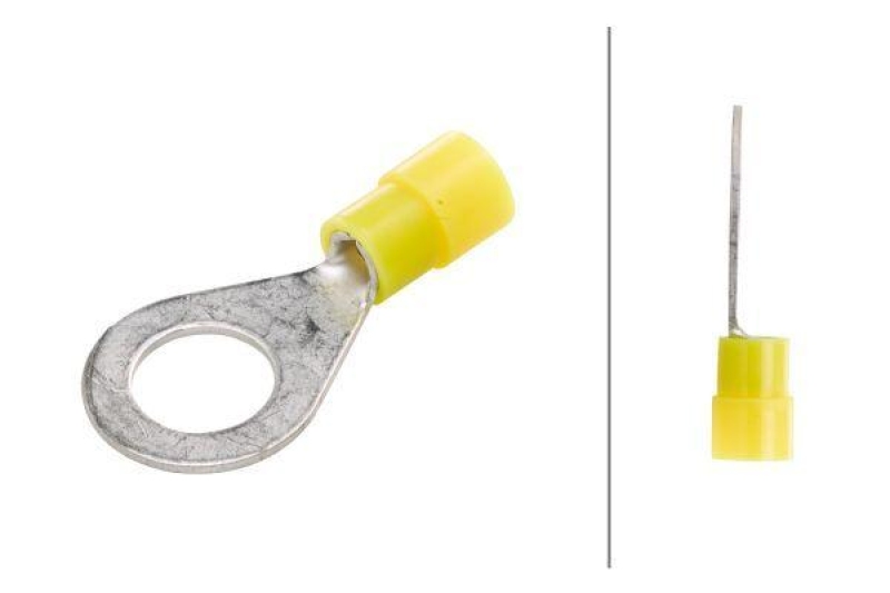 HELLA 8KW 178 042-242 Leitungsverbinder, gelb -> 6 mm&sup2;, Ringverbinder