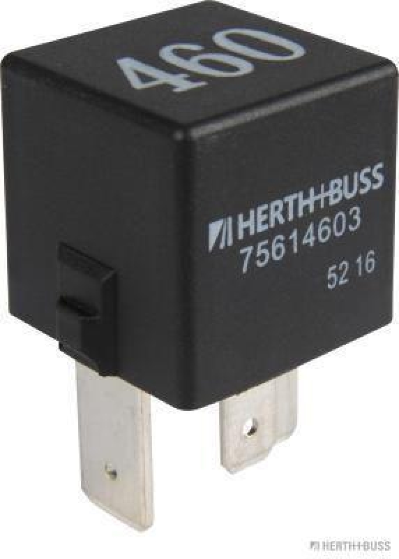 HERTH+BUSS 75614603 Multifunktionsrelais 12 V, 60 A, 4 pins, Widerstand