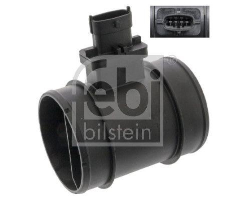 FEBI BILSTEIN 47888 Luftmassenmesser mit Geh&auml;use f&uuml;r Fiat