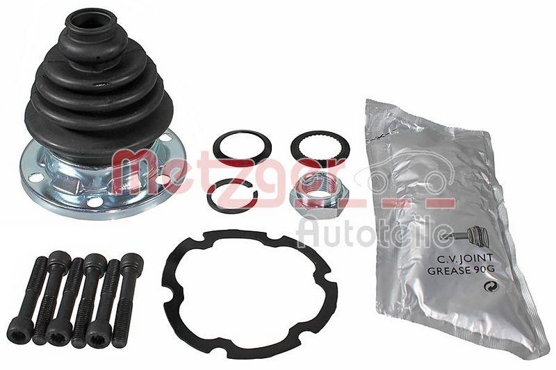 METZGER 751.031 Faltenbalgsatz, Antriebswelle f&uuml;r AUDI/SEAT/VW GETRIEBESEITIG GUMMI