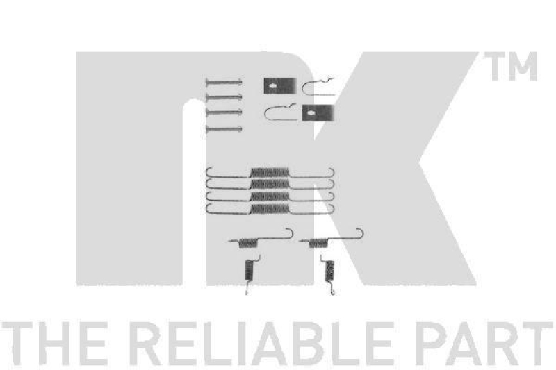 NK 7932663 Zubeh&ouml;rsatz, Bremsbacken f&uuml;r MAZDA