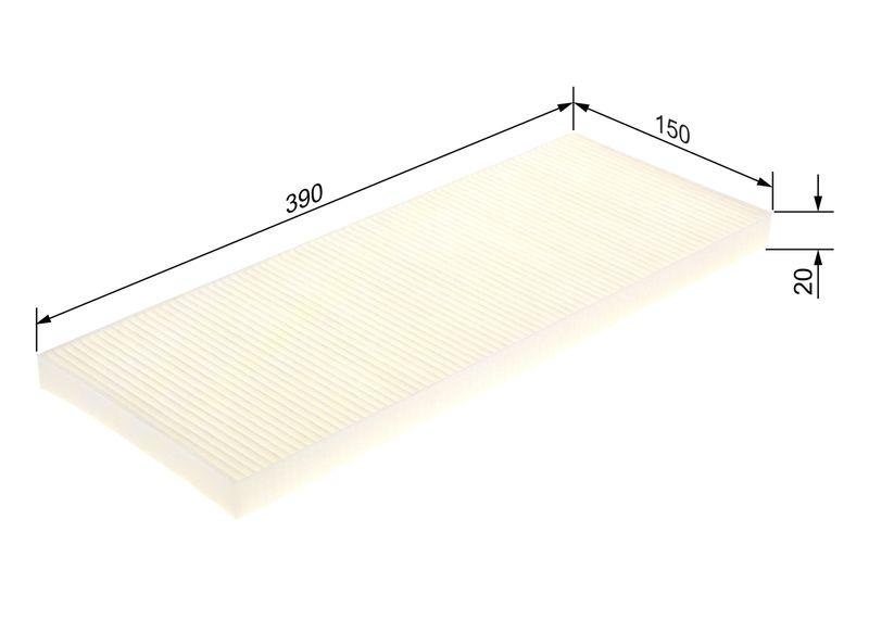 Bosch 1 987 431 220 Innenraumfilter M1220