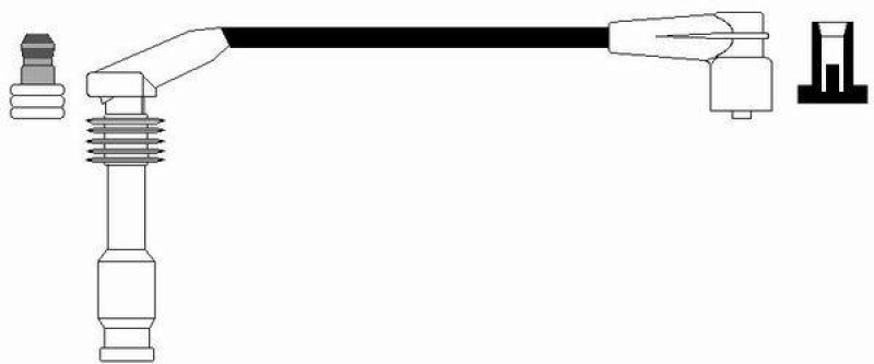 NGK 38923 Z&uuml;ndkabel PU-3A-000 479 070 |Z&uuml;ndleitung