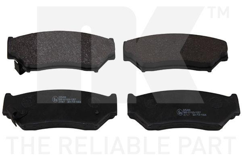 NK 225208 Bremsbelagsatz, Scheibenbremse f&uuml;r SUZUKI