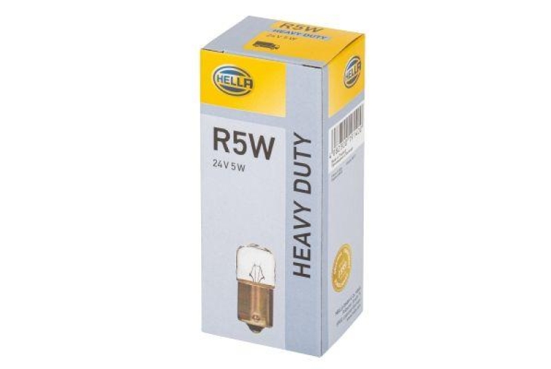 HELLA 8GA 002 071-241 Glühleuchte 24V R5W BA15s