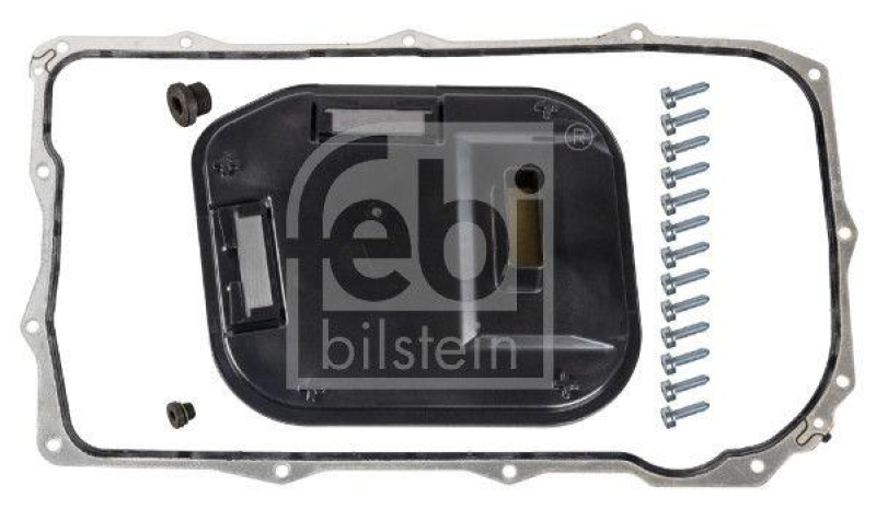 FEBI BILSTEIN 107406 Getriebeölfiltersatz mit Dichtung und Schrauben für VW-Audi