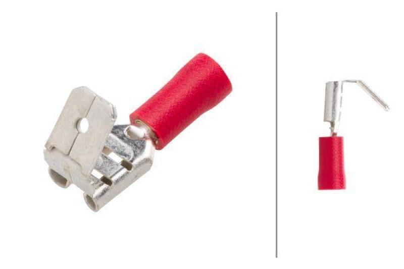 HELLA 8KW 700 143-003 Leitungsverbinder A 57 -> 1 mm², rot