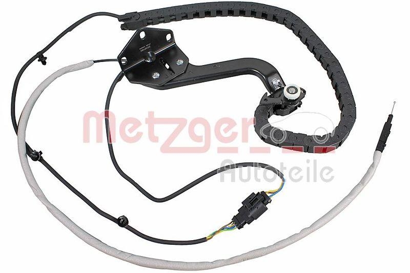 METZGER 2310160 Rollenf&uuml;hrung, Schiebet&uuml;r f&uuml;r MB/VW links UNTEN MIT KABELSATZ