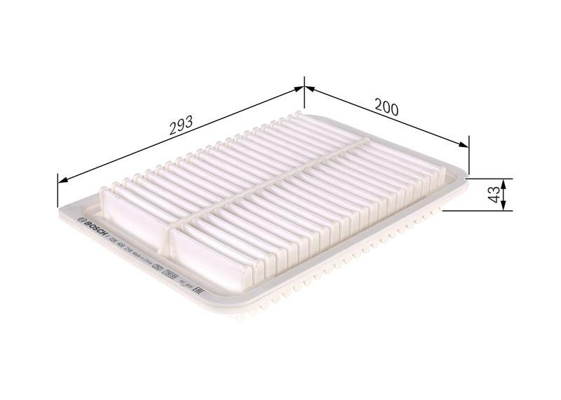 Bosch F 026 400 218 Luftfiltereinsatz S0218