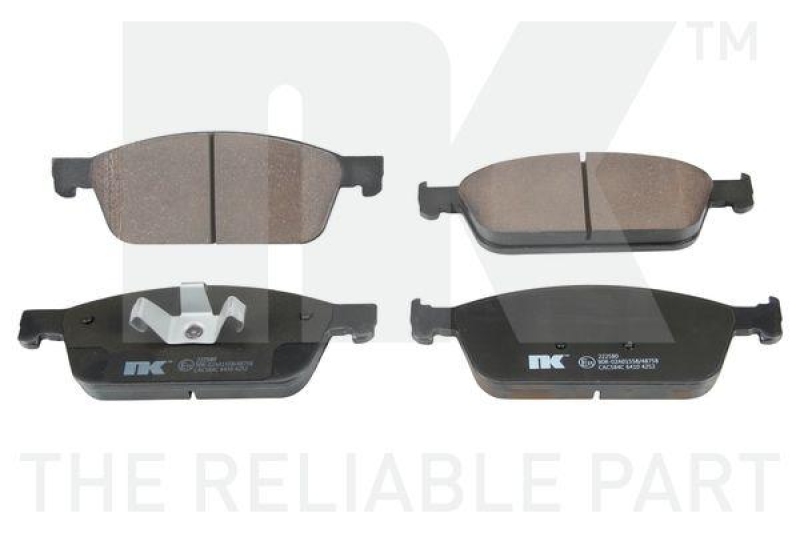 NK 222580 Bremsbelagsatz, Scheibenbremse für FORD