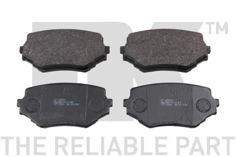 NK 225214 Bremsbelagsatz, Scheibenbremse f&uuml;r SUZUKI