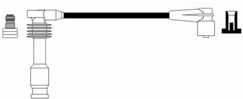 NGK 38931 Z&uuml;ndkabel PU-3A-000 482 060 |Z&uuml;ndleitung