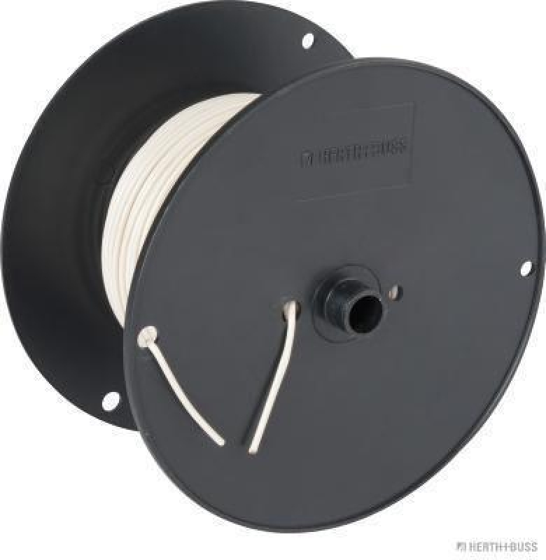 HERTH+BUSS 51274907001 Elektroleitung FLRY-B,1,0 mm&sup2;, wei&szlig;, PVC