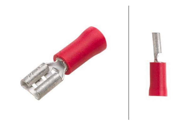 HELLA 8KW 705 392-812 Leitungsverbinder A 02 -> 1 mm², rot