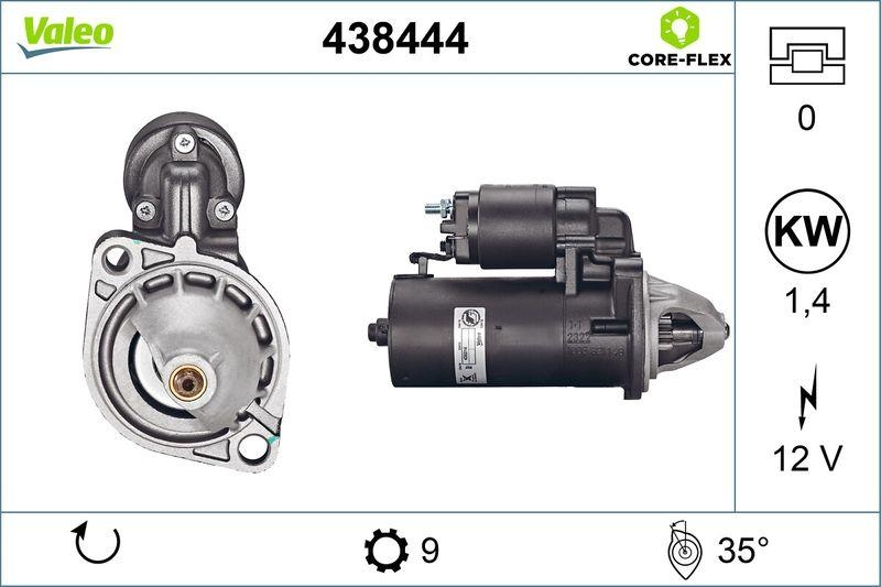 VALEO 438444 Starter - CORE-FLEX - Passat- A6