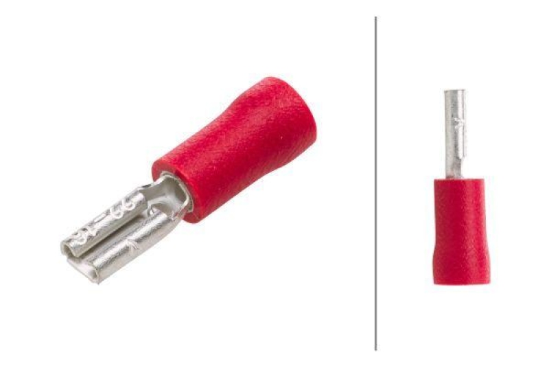 HELLA 8KW 705 393-003 Leitungsverbinder A 50 -> 1 mm&sup2;, rot