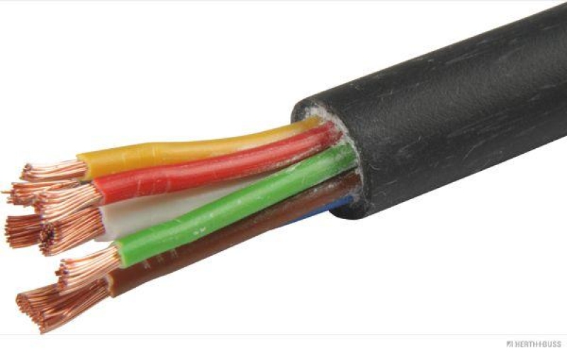 HERTH+BUSS 51275498000 Elektroleitung FLRYY11Y, 8 x 1,5 + 1 x 2,5 mm&sup2;, PU