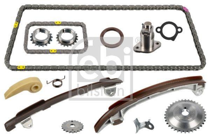 FEBI BILSTEIN 109428 Steuerkettensatz für Nockenwelle und Ölpumpe für TOYOTA