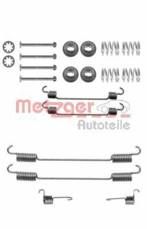 METZGER 105-0740 Zubeh&ouml;rsatz, Bremsbacken f&uuml;r CITROEN/FIAT/LANCIA/PEUGEOT