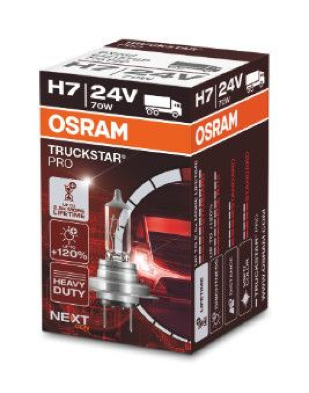 OSRAM 64215TSP Glühbirne H7 TRUCKSTAR® PRO 24V 70W