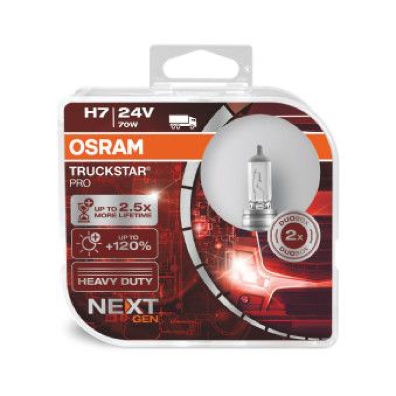 OSRAM 64215TSP-HCB Glühbirnen H7 TRUCKSTAR® PRO 24V 70W
