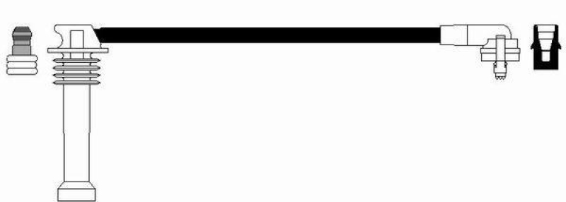 NGK 38937 Z&uuml;ndkabel PU-3A-000 513 050 |Z&uuml;ndleitung