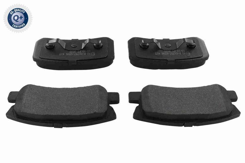 ACKOJA A37-0013 Bremsbelagsatz, Scheibenbremse Hinterachse - System Akebono für MITSUBISHI