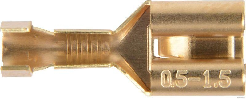 HERTH+BUSS 50251417 Crimpverbinder 6,3 x 0,8 mm, 0,5 - 1 mm&sup2;