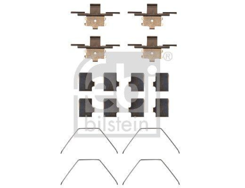 FEBI BILSTEIN 182485 Zubeh&ouml;rsatz f&uuml;r Bremsbelagsatz f&uuml;r Gebrauchsnr. f&uuml;r Befestigungssatz