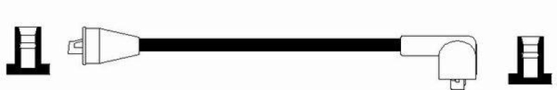 NGK 38969 Z&uuml;ndkabel PU-3A-000 584 040 |Z&uuml;ndleitung