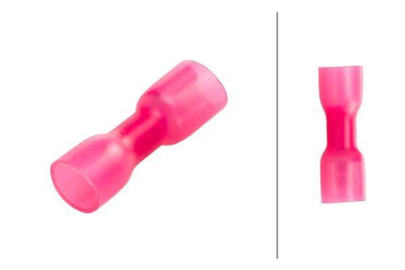 HELLA 8KW 732 566-003 Leitungsverbinder A 100 rot, Flachsteckh&uuml;lse