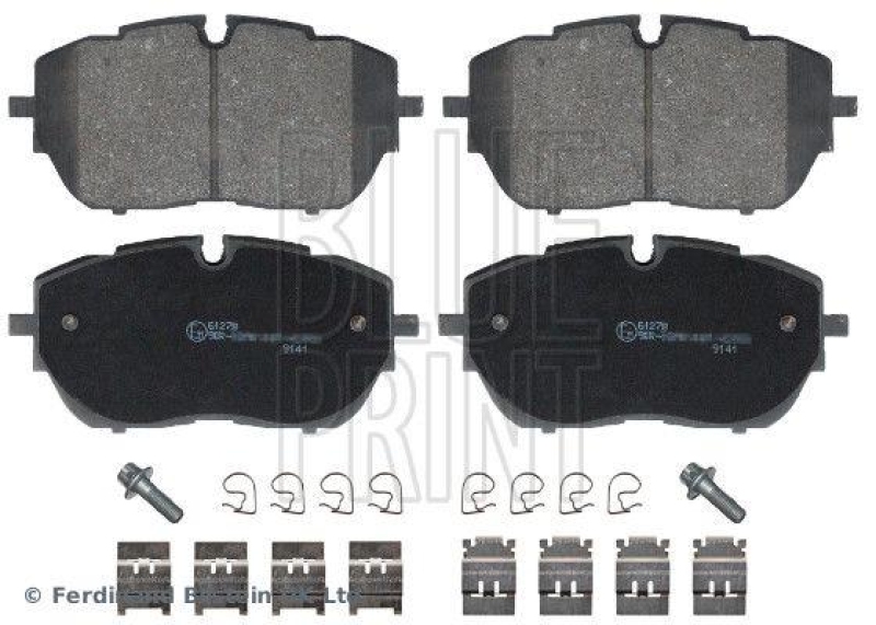 BLUE PRINT ADP154257 Bremsbelagsatz mit Befestigungsmaterial f&uuml;r Peugeot