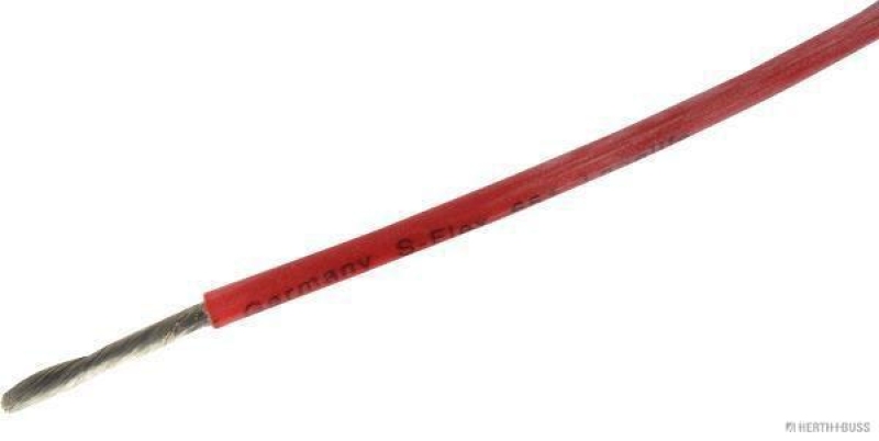 HERTH+BUSS 51275509005 Elektroleitung Silikon 2,5 mm&sup2;, rot, 5 m